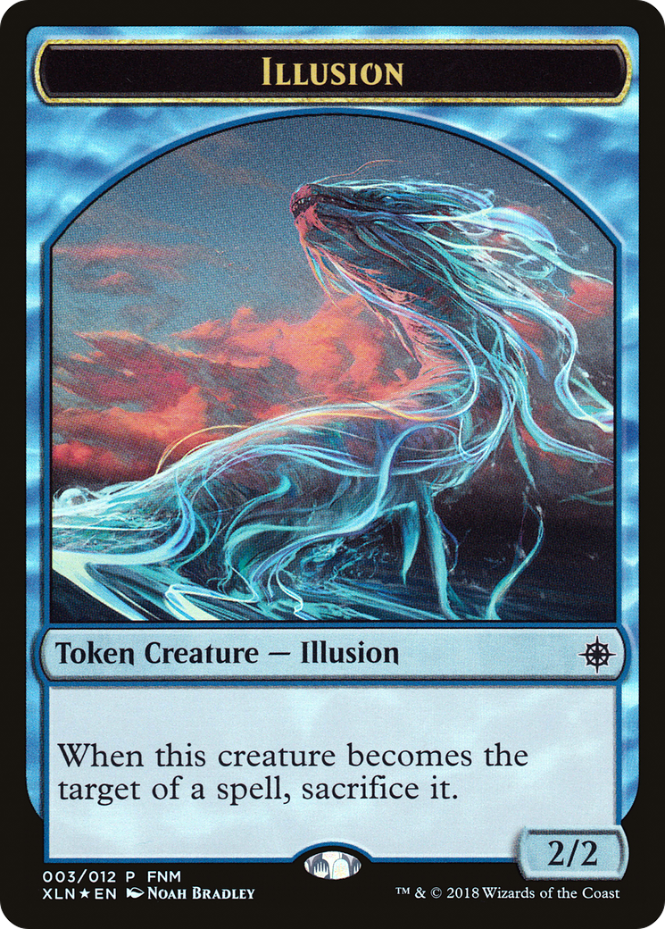 {T} Illusion // Saproling Double-sided Token [Friday Night Magic 2018][TF18 003]