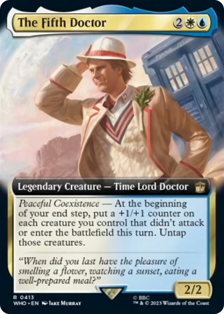 {R} The Fifth Doctor (Extended Art) [Doctor Who][WHO 413]