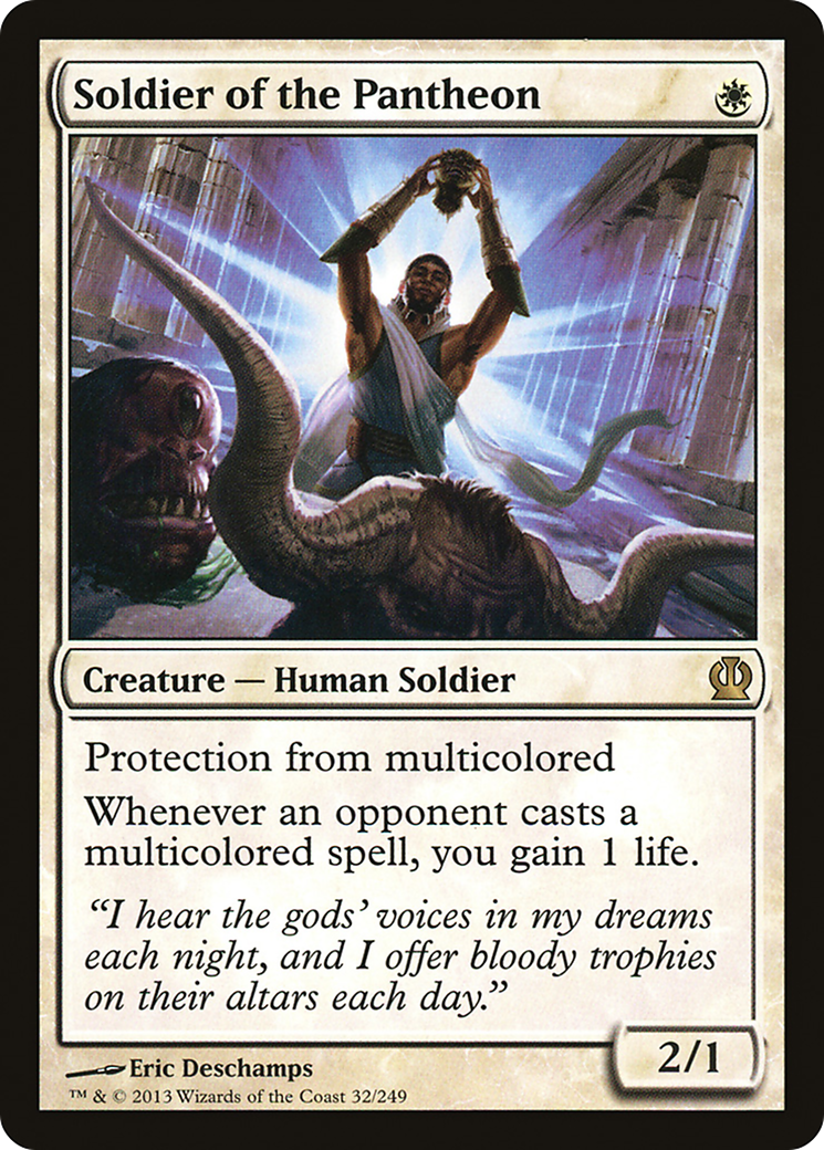 {R} Soldier of the Pantheon [Theros][THS 032]