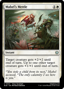 {@C} Mabel's Mettle [Bloomburrow][BLB 021]