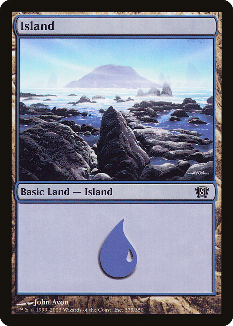 {B}[8ED 335] Island (335) [Eighth Edition]