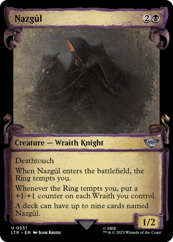 {C} Nazgul (0551) [The Lord of the Rings: Tales of Middle-Earth Showcase Scrolls][LTR 551]
