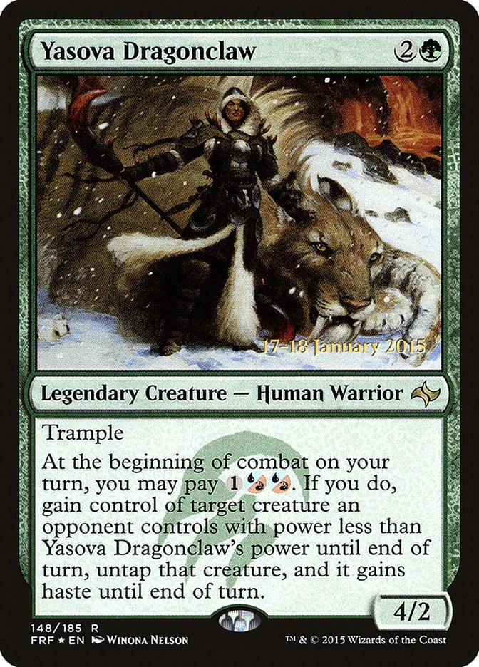 {R} Yasova Dragonclaw [Fate Reforged Prerelease Promos][PR FRF 148]