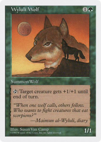 {R} Wyluli Wolf [Fifth Edition][5ED 345]
