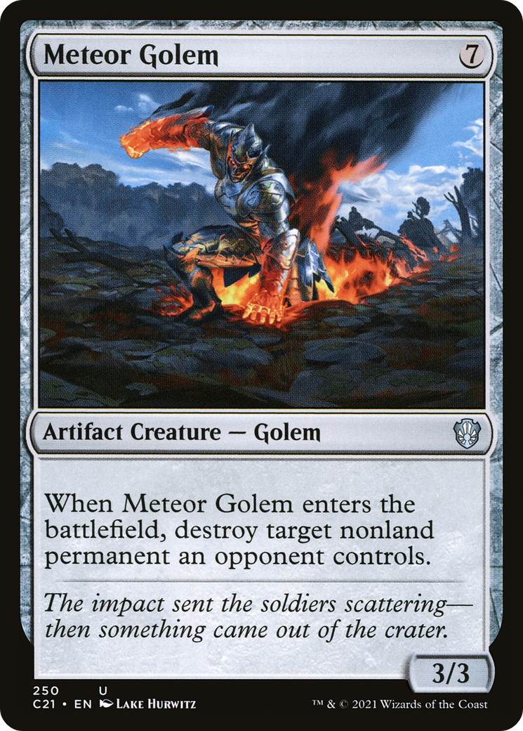 {C} Meteor Golem [Commander 2021][C21 250]