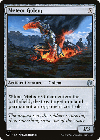 {C} Meteor Golem [Commander 2021][C21 250]
