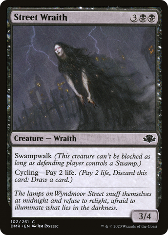 {C} Street Wraith [Dominaria Remastered][DMR 102]