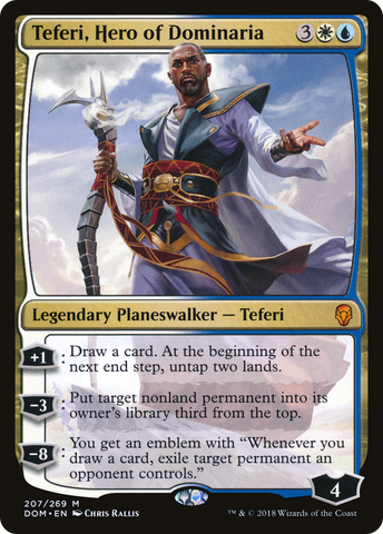 {R} Teferi, Hero of Dominaria [Dominaria][DOM 207]