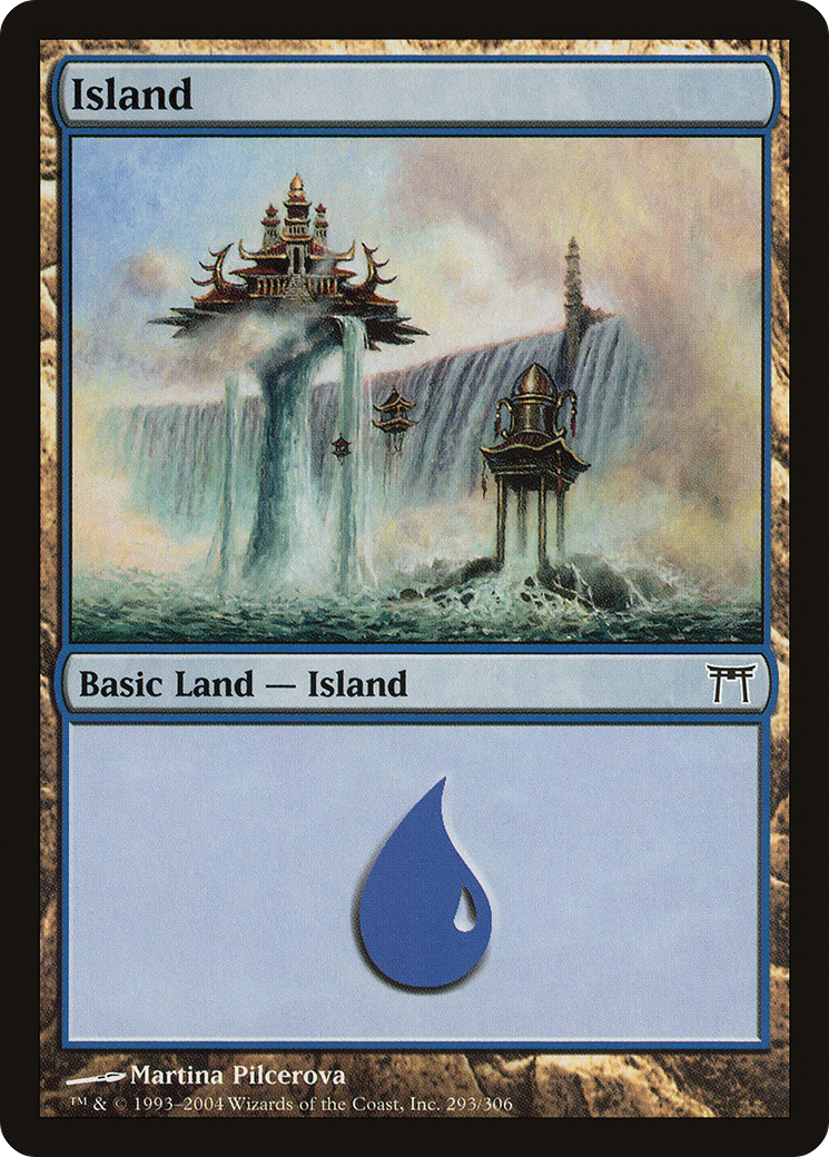 {B}[CHK 293] Island (293) [Champions of Kamigawa]
