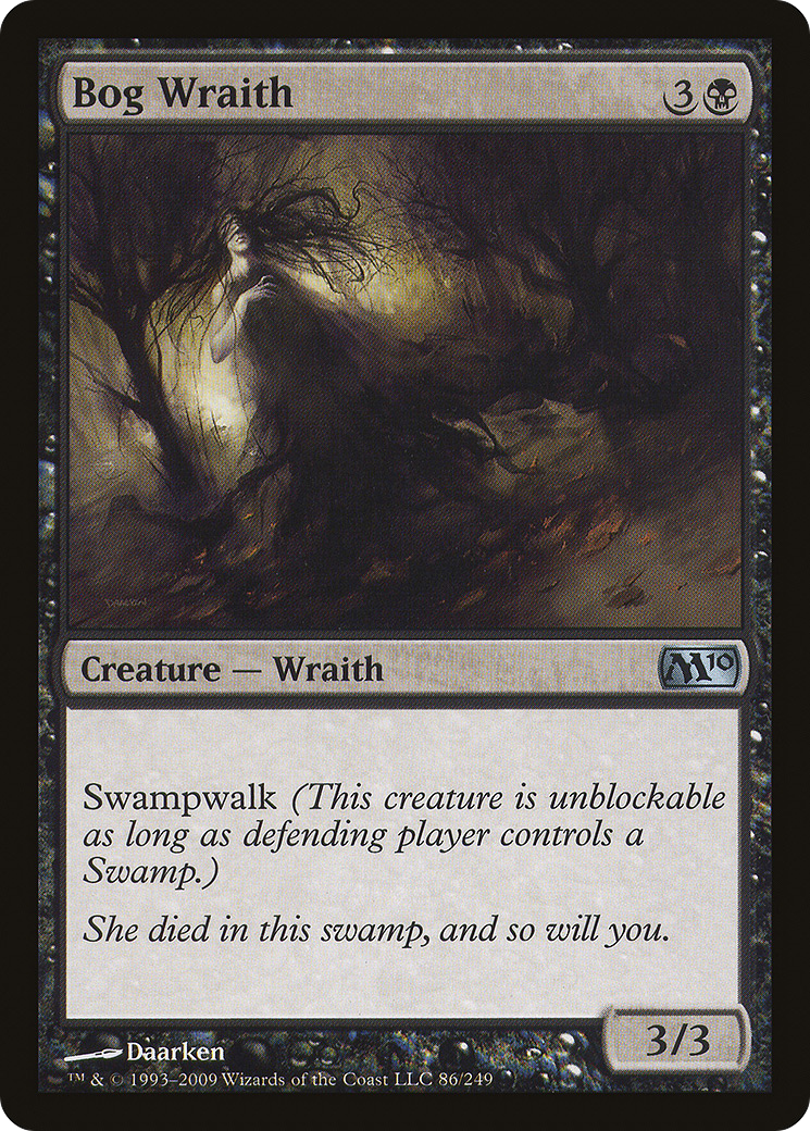 {C} Bog Wraith [Magic 2010][M10 086]