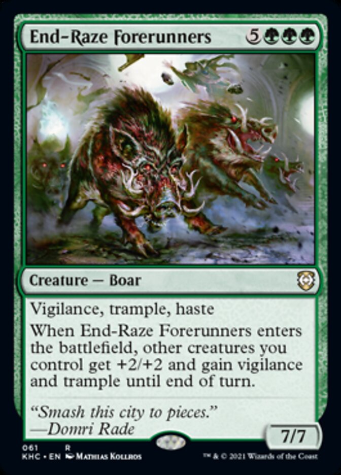 {R} End-Raze Forerunners [Kaldheim Commander][KHC 061]