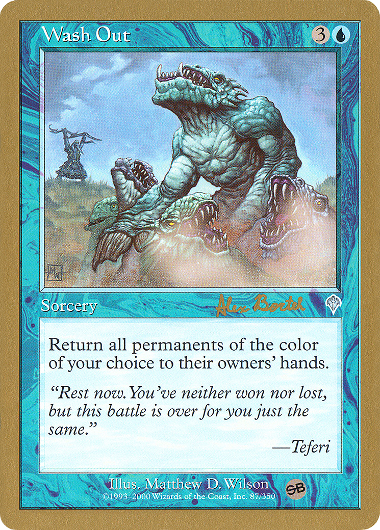 {C} Wash Out (Alex Borteh) (SB) [World Championship Decks 2001][GB WC01 AB87BSB]
