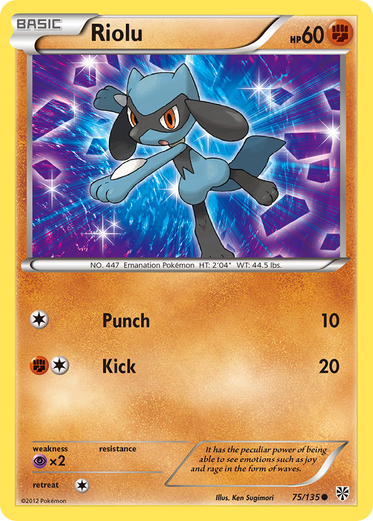 [PKM-C] Riolu (75/135) [Black & White: Plasma Storm]