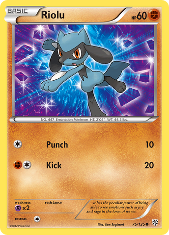 [PKM-C] Riolu (75/135) [Black & White: Plasma Storm]