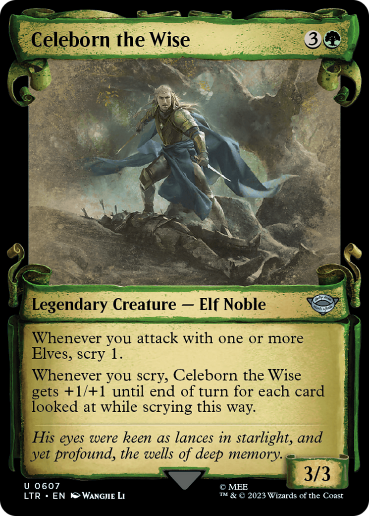 {C} Celeborn the Wise [The Lord of the Rings: Tales of Middle-Earth Showcase Scrolls][LTR 607]