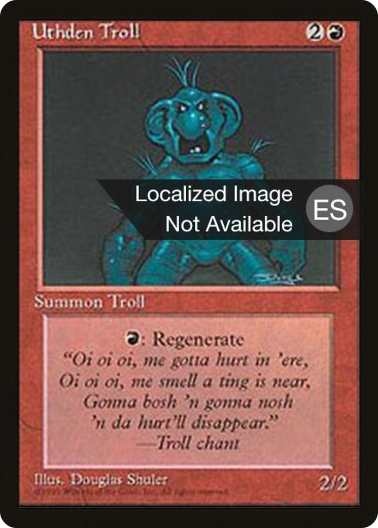 {F} Uthden Troll [Fourth Edition (Foreign Black Border)][FBB 4ED 228]