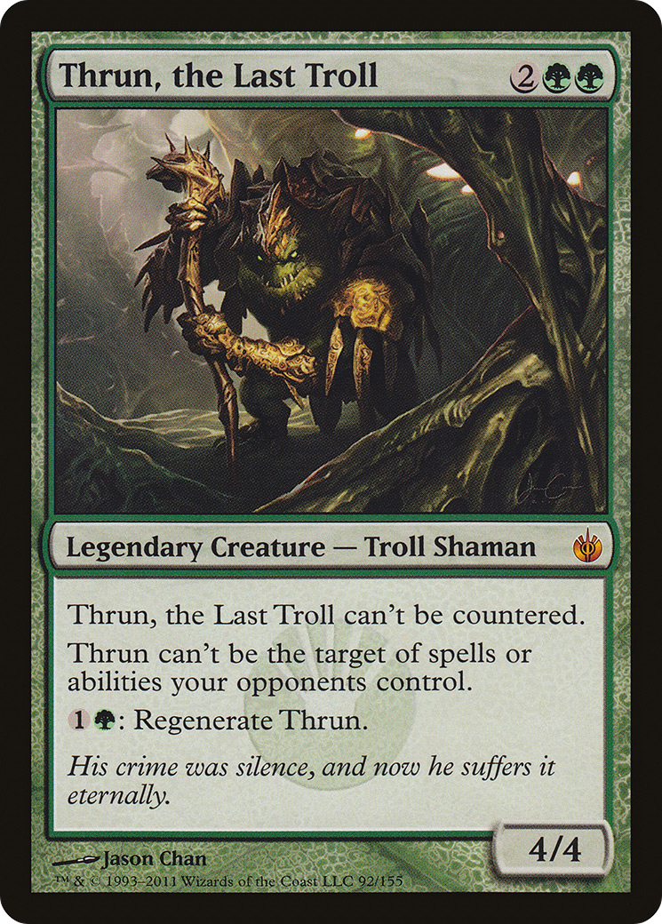 {R} Thrun, the Last Troll [Mirrodin Besieged][MBS 092] - Misty Mountain Games