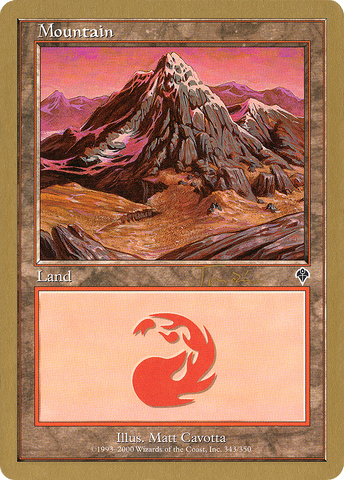 {B}[GB WC01 JT343] Mountain (jt343) (Jan Tomcani) (MMQ) [World Championship Decks 2001]