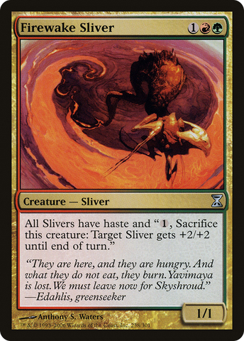 {C} Firewake Sliver [Time Spiral][TSP 238]