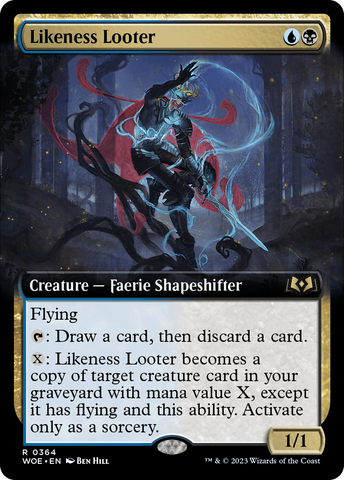 {@R} Likeness Looter (Extended Art) [Wilds of Eldraine][WOE 364]