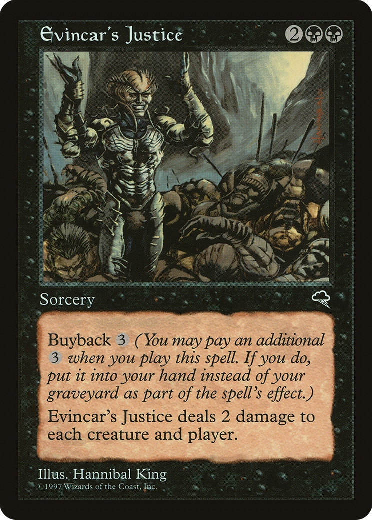 {C} Evincar's Justice [Tempest][TMP 134]
