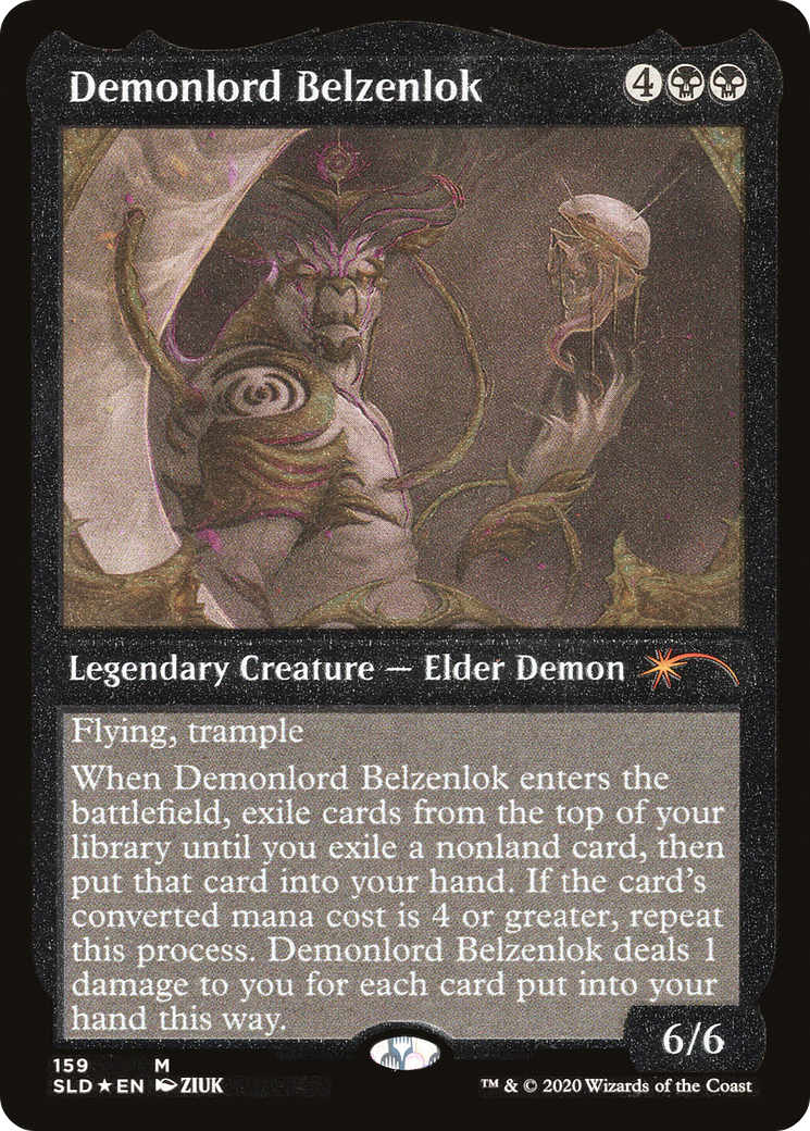 Demonlord Belzenlok [SLD-159★]  Etched Foil