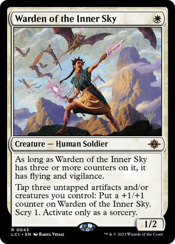 {@R} Warden of the Inner Sky (Promo Pack) [The Lost Caverns of Ixalan Promos][PP LCI 043]