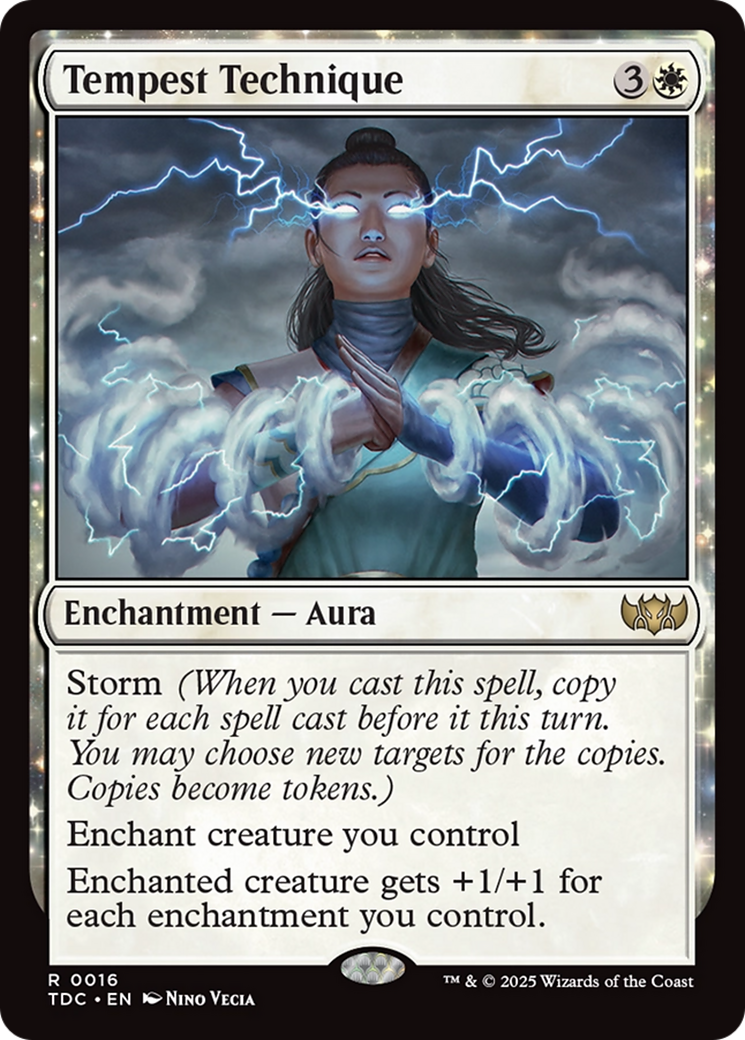 {R} Tempest Technique [Tarkir: Dragonstorm Commander][TDC 016]