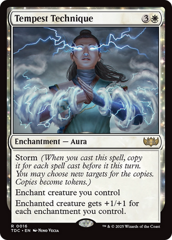 {R} Tempest Technique [Tarkir: Dragonstorm Commander][TDC 016]