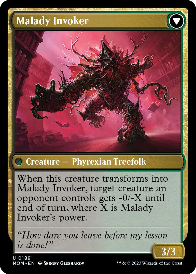 {C} Herbology Instructor // Malady Invoker [March of the Machine][MOM 189]