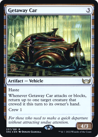 {R} Getaway Car [Streets of New Capenna Prerelease Promos][PR SNC 237]