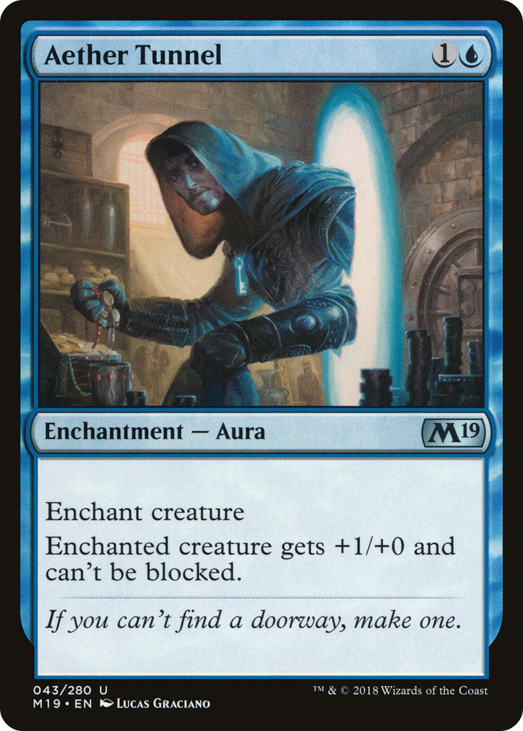 {C} Aether Tunnel [Core Set 2019][M19 043]