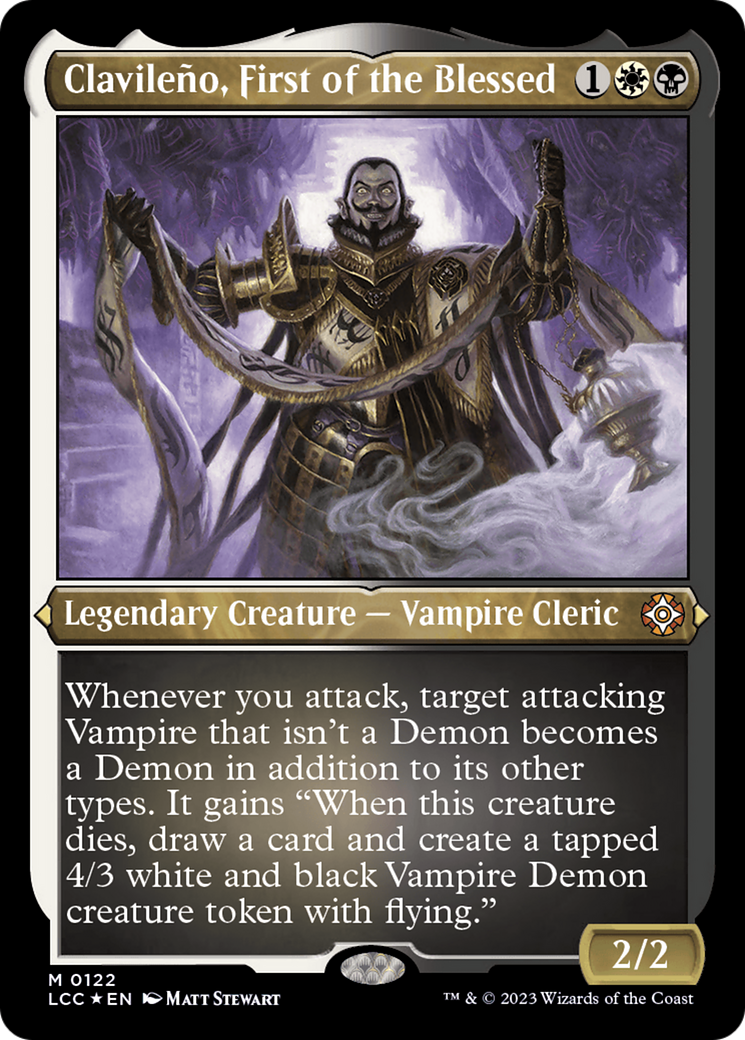 {R} Clavileno, First of the Blessed (Display Commander) [The Lost Caverns of Ixalan Commander][LCC 122]