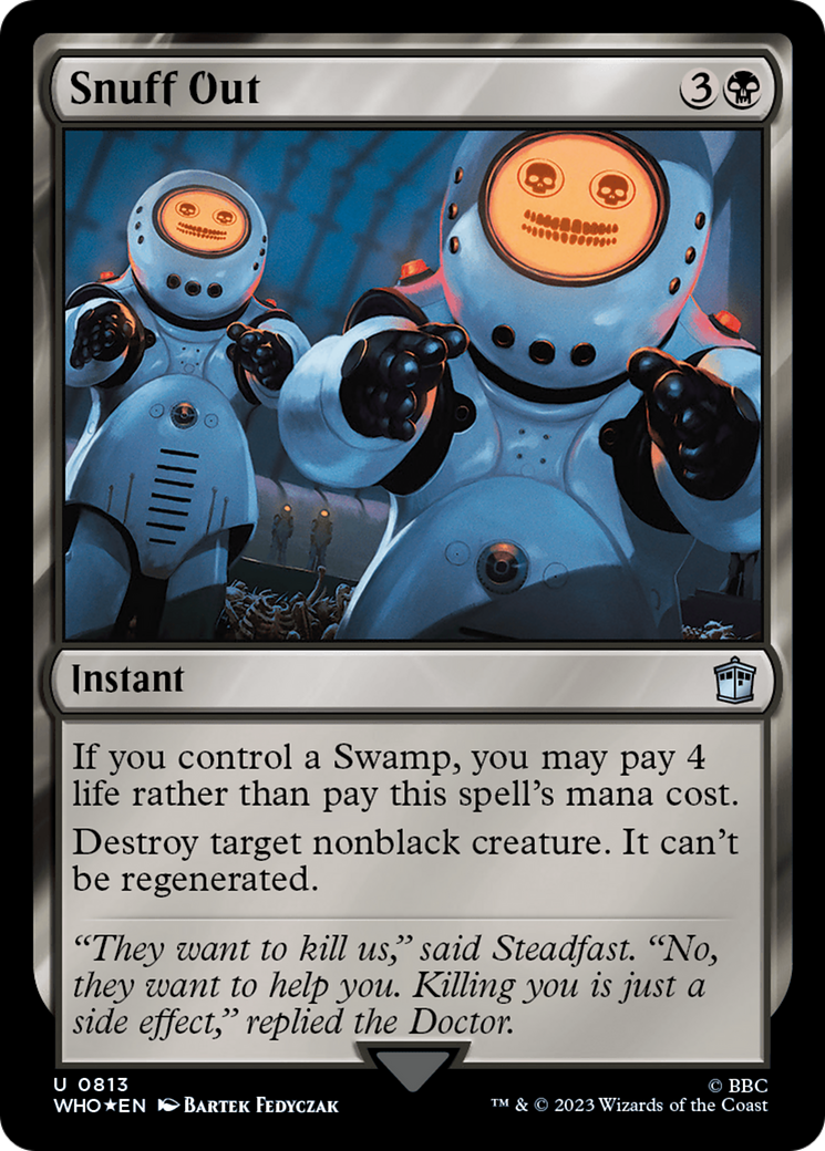 {C} Snuff Out (Surge Foil) [Doctor Who][WHO 813]