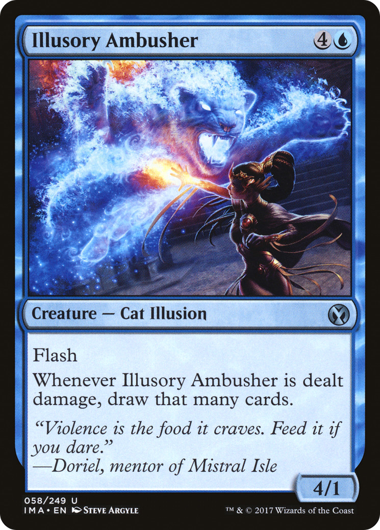 {C} Illusory Ambusher [Iconic Masters][IMA 058]