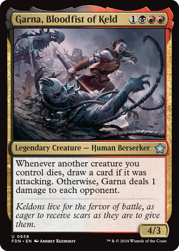 {@C} Garna, Bloodfist of Keld [Foundations][FDN 658]