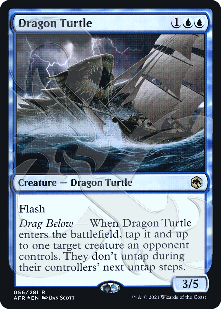 {R} Dragon Turtle (Ampersand Promo) [Dungeons & Dragons: Adventures in the Forgotten Realms Promos][AMP AFR 056]