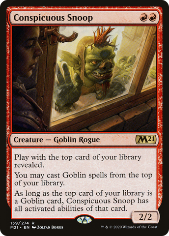 {R} Conspicuous Snoop [Core Set 2021][M21 139]