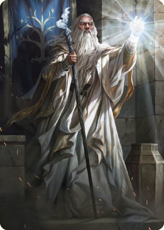 {A} Gandalf the White Art Card [The Lord of the Rings: Tales of Middle-earth Art Series][ALTR 003]