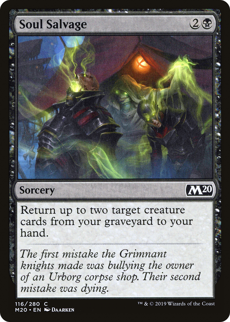 {C} Soul Salvage [Core Set 2020][M20 116]