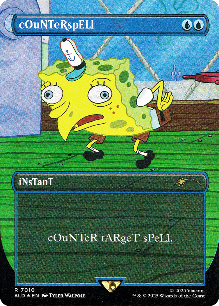 cOuNTeRspELl (7010) (Rainbow Foil) [SLD 7010]  (Borderless) Foil