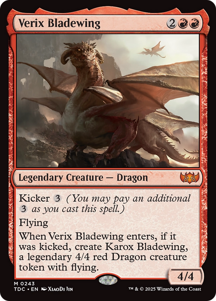 {R} Verix Bladewing [Tarkir: Dragonstorm Commander][TDC 243]