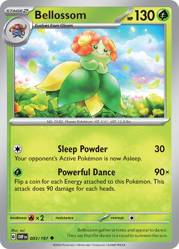 Bellossom 3 - SV03 Obsidian Flames