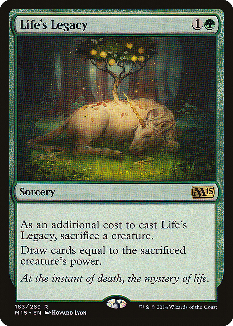 {R} Life's Legacy [Magic 2015][M15 183] - Misty Mountain Games