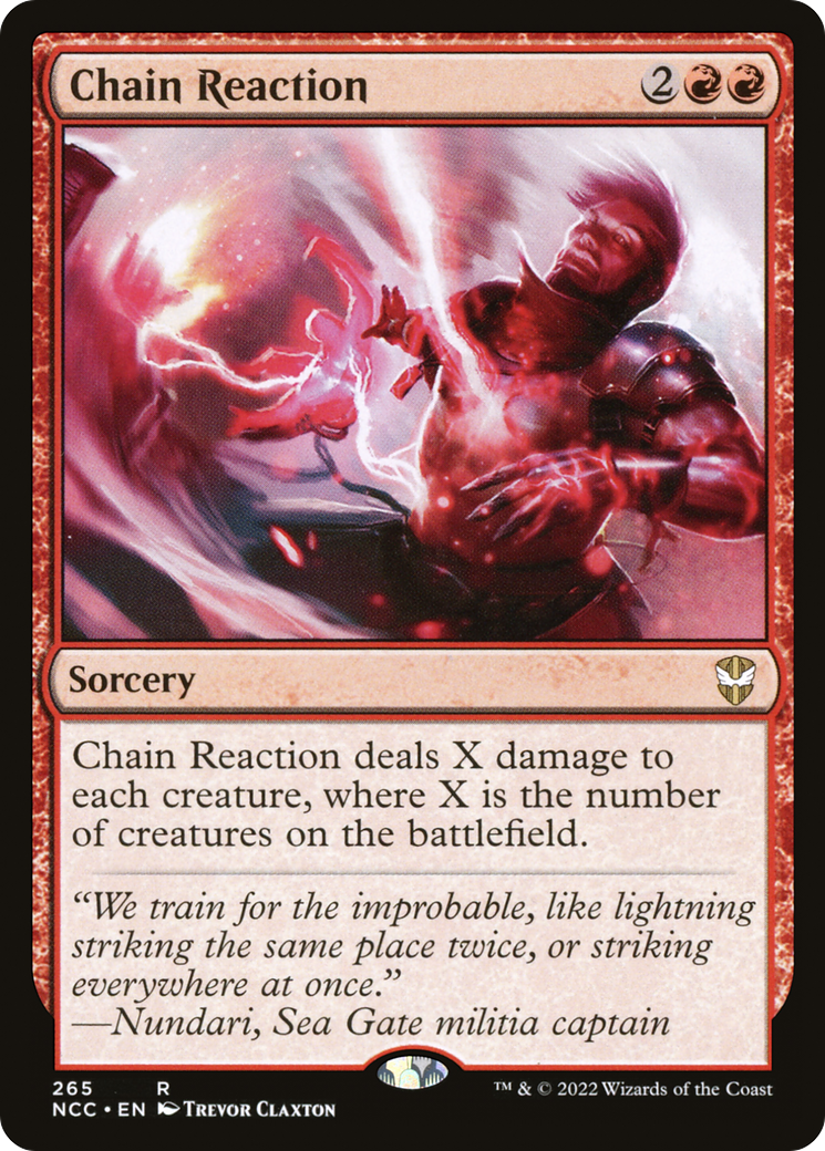 {R} Chain Reaction [Streets of New Capenna Commander][NCC 265]
