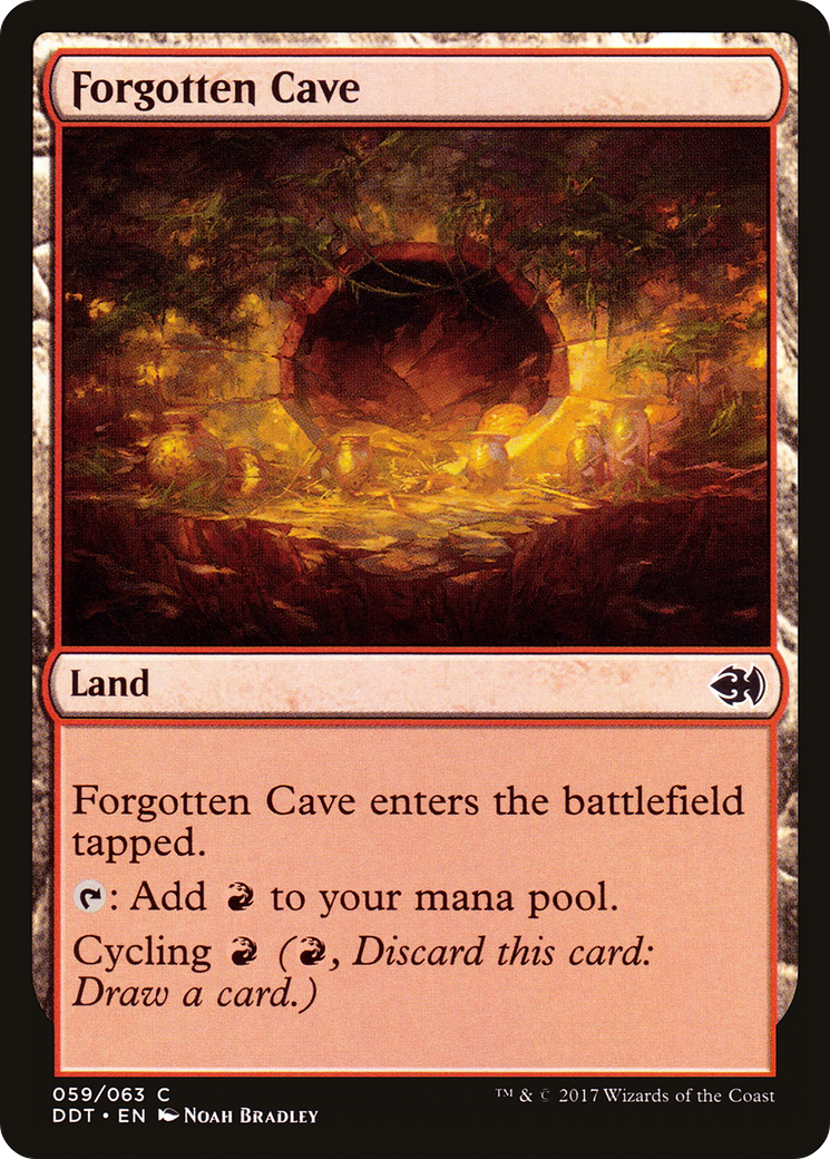 {C} Forgotten Cave [Duel Decks: Merfolk vs. Goblins][DDT 059]