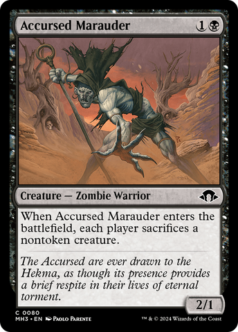 {C} Accursed Marauder [Modern Horizons 3][MH3 080]