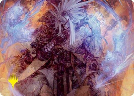 {A} Satoru Umezawa 2 Art Card (Gold-Stamped Signature) [Kamigawa: Neon Dynasty Art Series][GS ANEO 074]