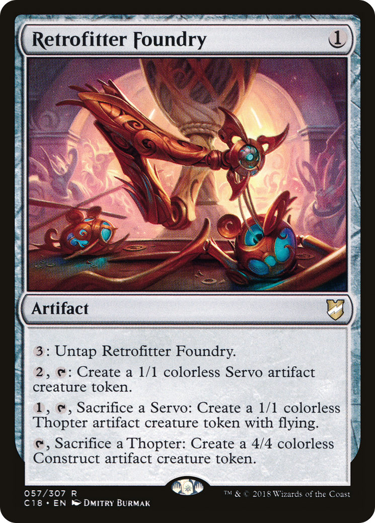 {R} Retrofitter Foundry [Commander 2018][C18 057] - Misty Mountain Games