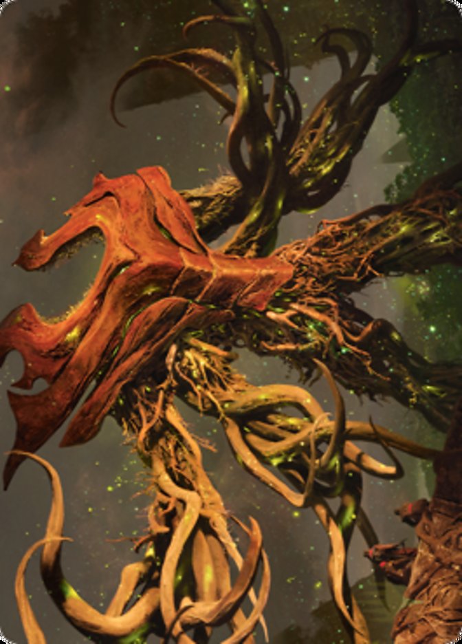 {A} Ashaya, Soul of the Wild Art Card (Gold-Stamped Signature) [Zendikar Rising Art Series][AZNR 069]